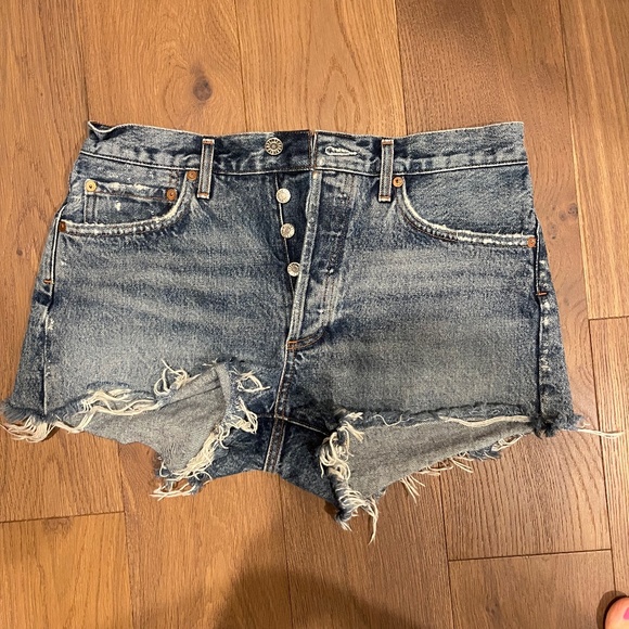 Agolde Parker Cutoff Shorts - Picture 1 of 1